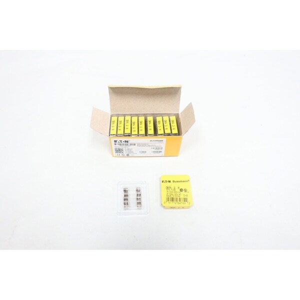 BUSSMANN 2A Glass Fuse, 125/250V AC FastActing, GMA series GMA2R